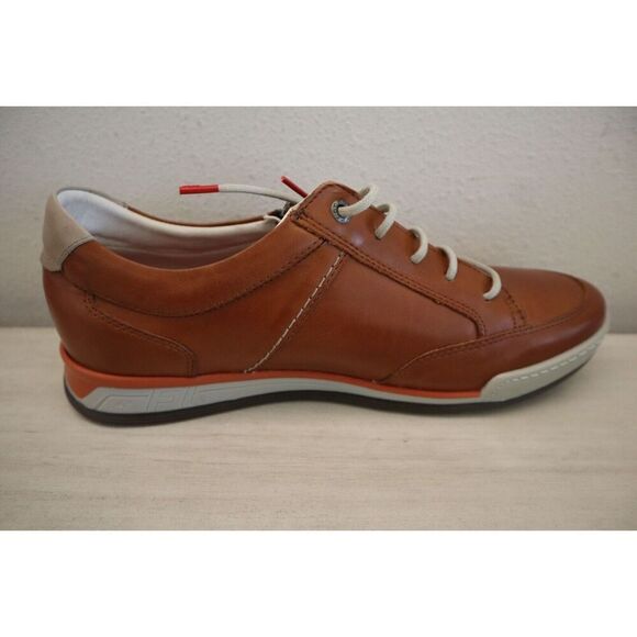 Fluchos 39025 Men's Sz 42 US 9 Cognac Brown Leather ETNA F0148 Sporty Shoes - Picture 8 of 12